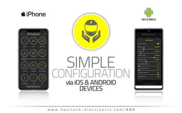 HealTech AR Assistant Antiwheelie, Control de Tracción y Launch Control