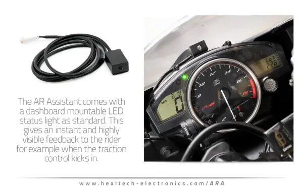 HealTech AR Assistant Antiwheelie, Control de Tracción y Launch Control