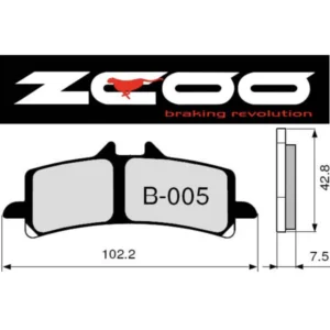 Pastillas de freno ZCOO EX Race EXC Endurance B005 Brembo