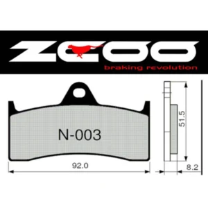 Pastillas de freno ZCOO EX Race EXC Endurance N003 Nissin