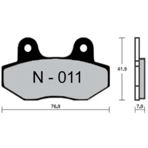Pastillas de freno ZCOO EX Race EXC Endurance N011 Nissin